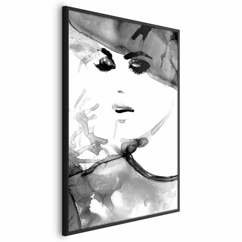 Plakat Artgeist Zakochana elegancja 21x30 cm z ramą czarną 1 szt