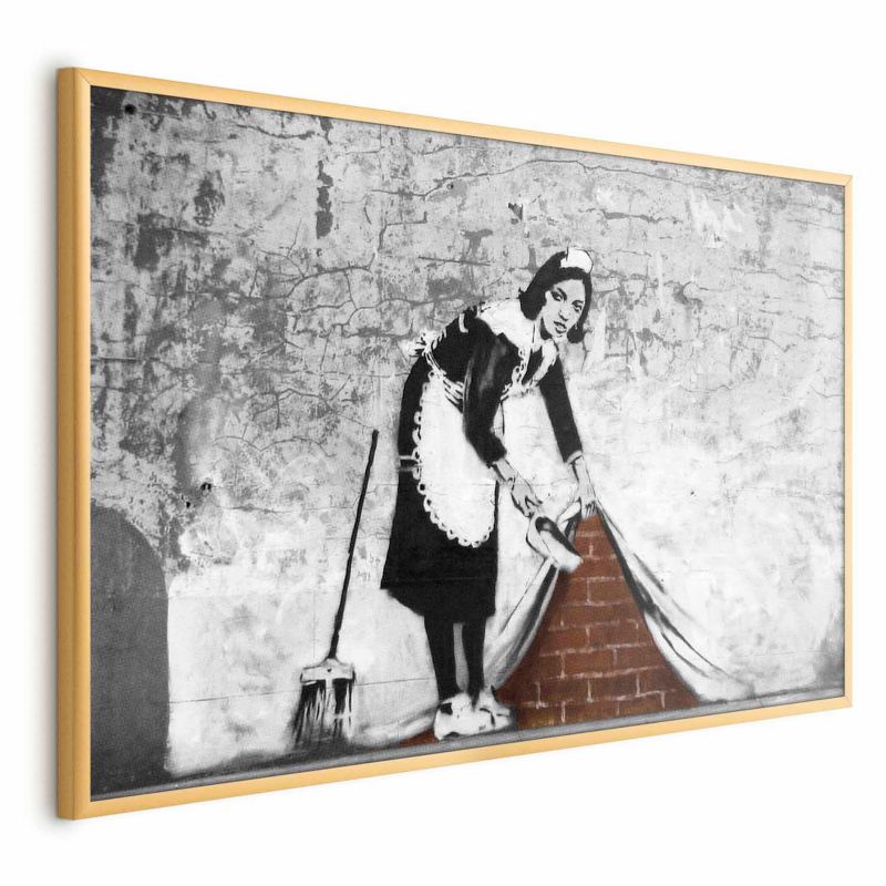Plakat Artgeist Pokojówka 90x60 cm z ramą złotą 1 szt