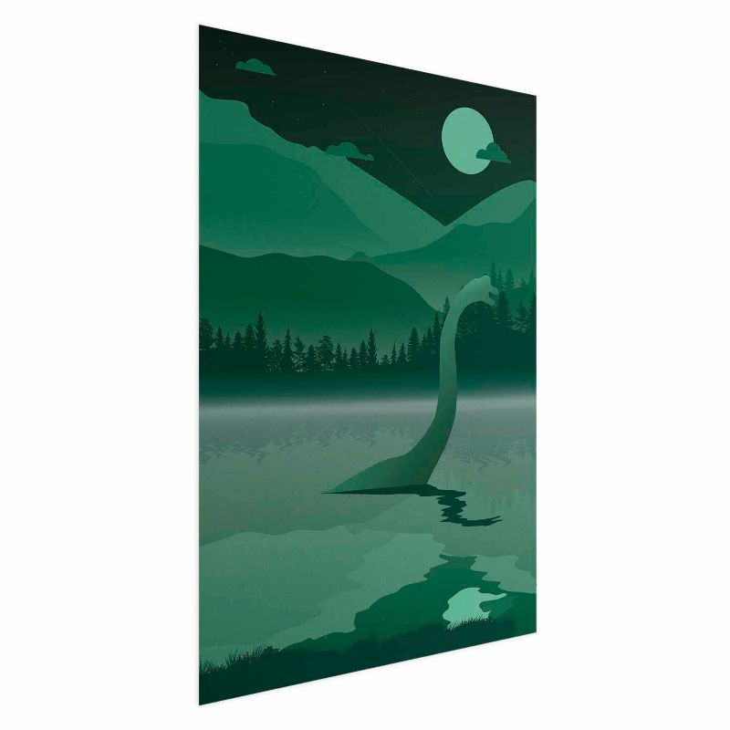 Plakat Artgeist Loch Ness 60x90 cm bez ramy 1 szt