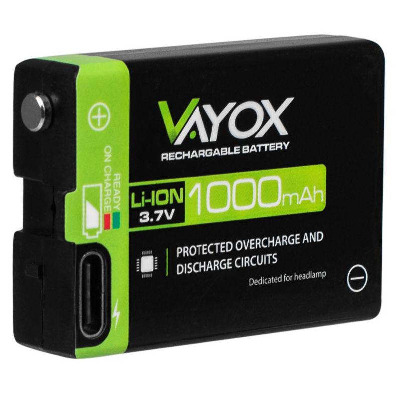 Akumulator do latarki czołowej Vayox VA0303 1000mAh 1 szt.