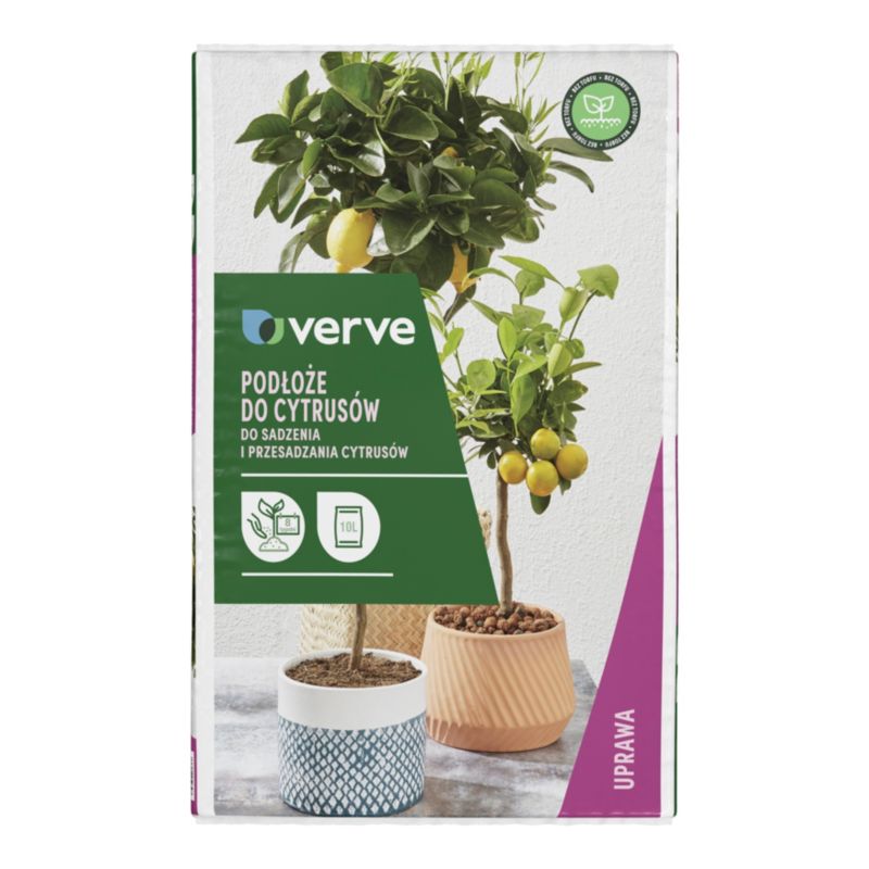 Podłoże beztorfowe do cytrusów Verve 10 l
