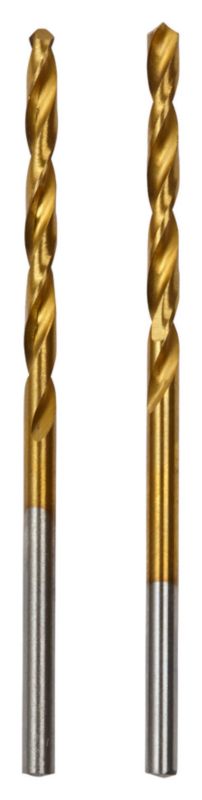 Wiertło do metalu Erbauer TiN HSS 2,5 mm 2 szt.