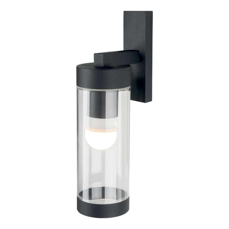 Kinkiet LED XUDO 1x E27 max. 60W IP44 Przezroczysty Czarny 1 szt.