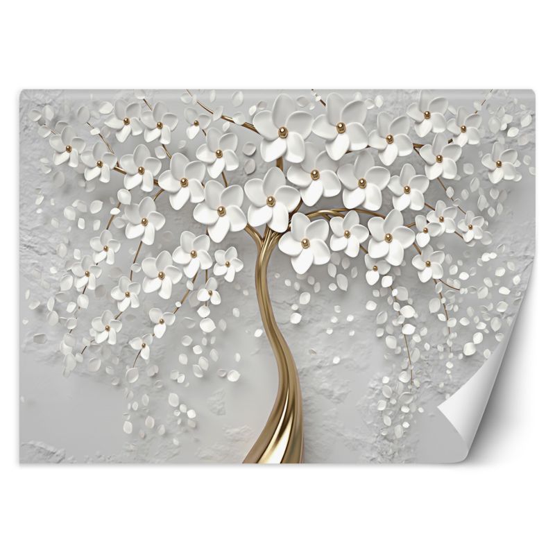 Fototapeta Feeby Abstrakcja drzewo kwiaty natura 3D 150x105 1 szt