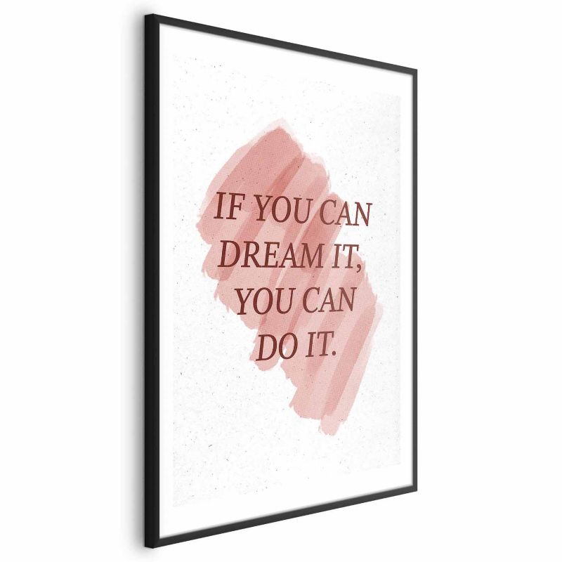 Plakat Artgeist You Can Do It 29,7x42 cm z ramą czarną 1 szt