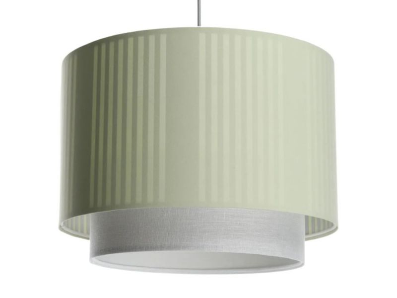 Lampa Bps Koncept wisząca DUO LAMI LINE 50 zielona/kremowa 1 szt