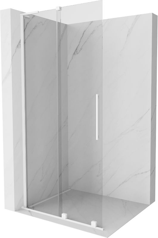 Ścianka prysznicowa Mexen Velar L biała 100x200 cm 871-100-003-03-20 1 szt.