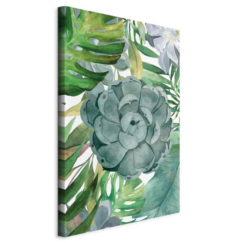 Obraz Artgeist Tropikalna flora 60 x 90 cm flizelina 1 szt
