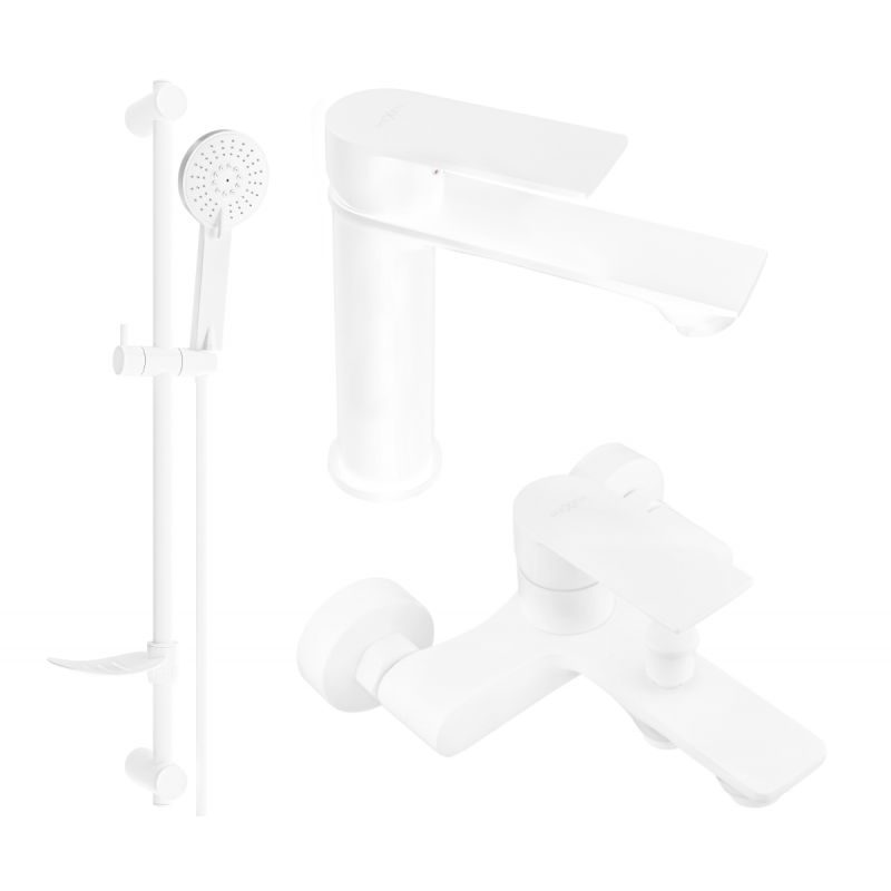 Zestaw wannowy Mexen Royo biały 72203DF05-20 1 szt.
