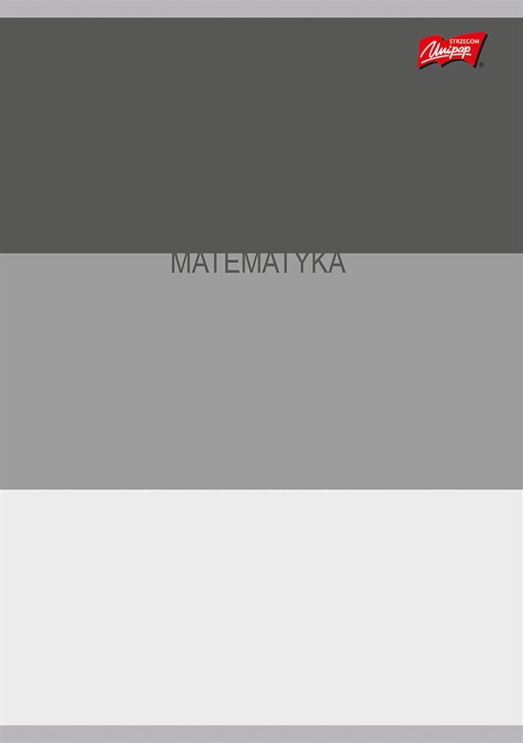 Zeszyt do matematyki ze ściągą College, 60 kartek, kratka A5 Laminowany Unipap