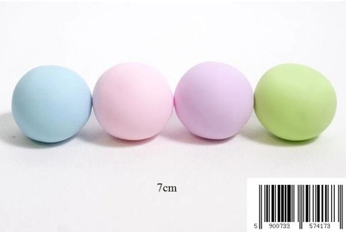 Gniotek PIŁKA pastel 7cm mix kolor Midex