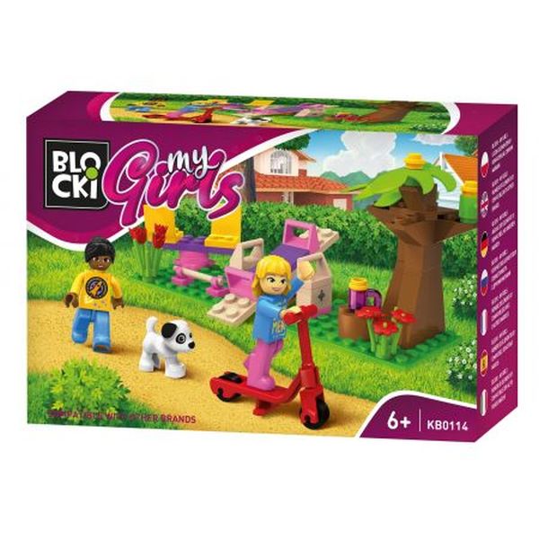 Klocki Blocki KB0114 My Girls Spacer Po Parku