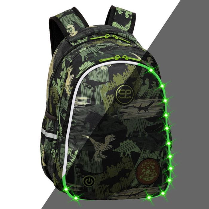Świecący Plecak Szkolny Jimmy LED Adventure Park, Coolpack
