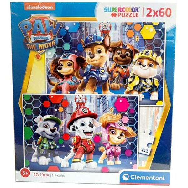 Clementoni Puzzle Psi Patrol 2x60 elementów