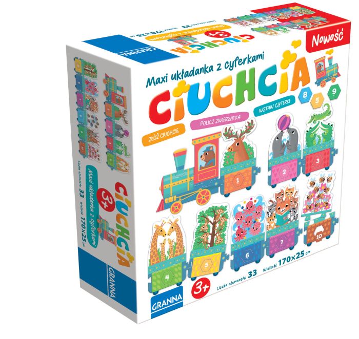 Gra układanka Maxi Ciuchcia, Granna