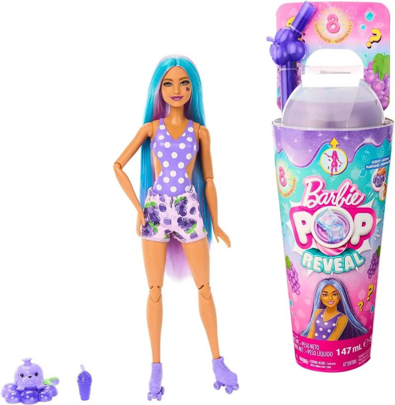 Lalka Barbie Pop Reveal z serii Fruit Grape Fizz z HNW44