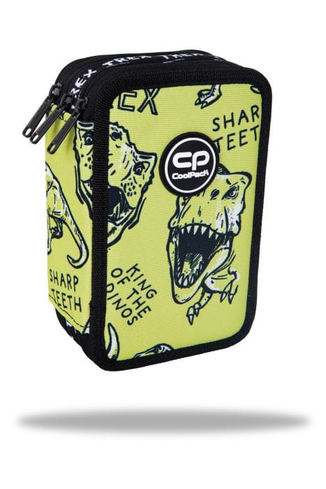 Coolpack Piórnik potrójny Jumper 3 z wyposażeniem Dino Adventure