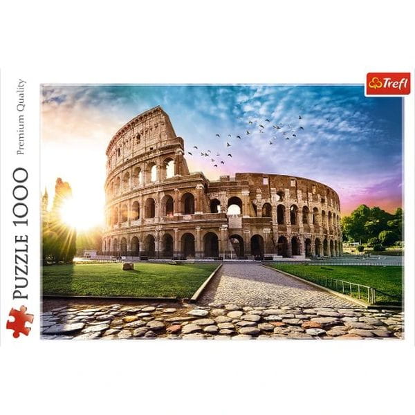 Puzzle 1000 el. Koloseum w Promieniach Słońca Trefl
