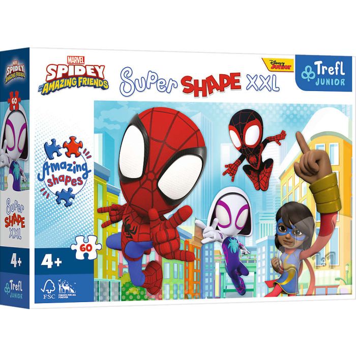 Puzzle 60 el. XXL Sprytny Spidey Trefl