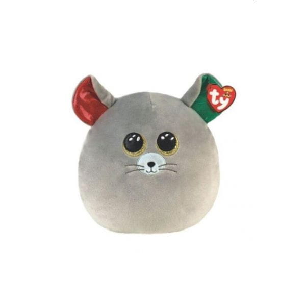 Ty BOOS poduszka CHIPPER, 22 cm - myszka