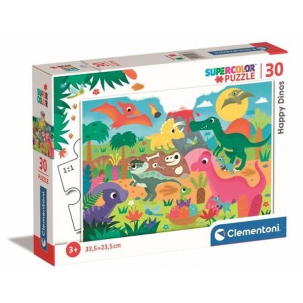 Puzzle 30 el. HAPPY DINOS Clementoni