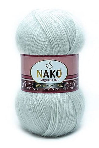 Włóczka NAKO ANGORA LUKS 100g kolor: 969/ stalowa zieleń