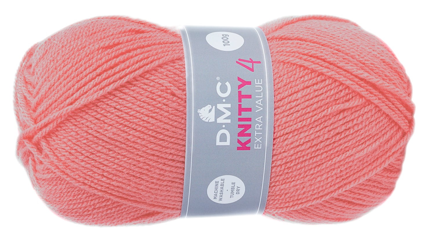 WŁÓCZKA DMC KNITTY 4 KOL. 702 / BRUDNY RÓŻOWY