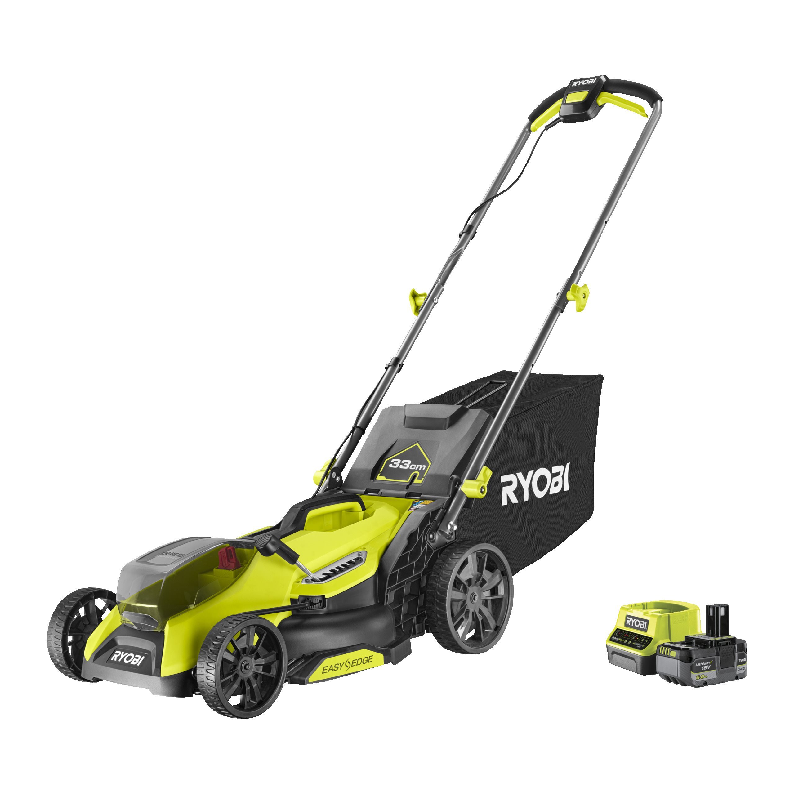 Kosiarka 33cm akumulatorowa bezszczotkowa 18V ONE+ HP w zestawie z akumulatorem 5.0Ah