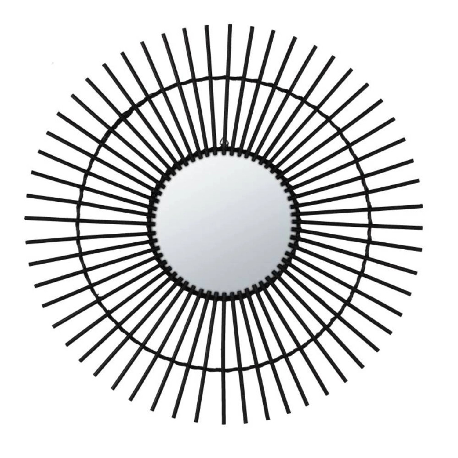 Lustro BIRMA śr. 50 cm czarne