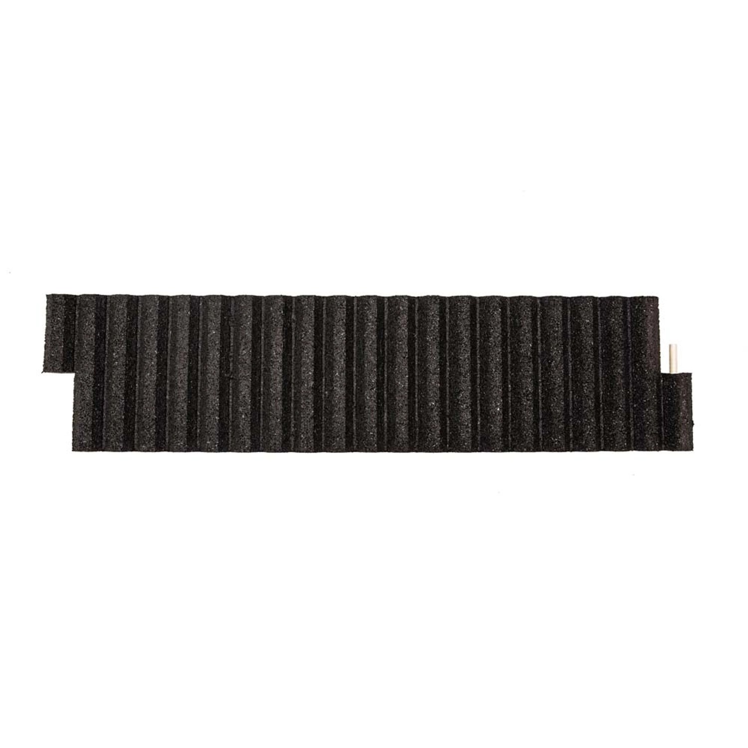 Palisada gumowa czarna - 20 x 80 x 4 cm