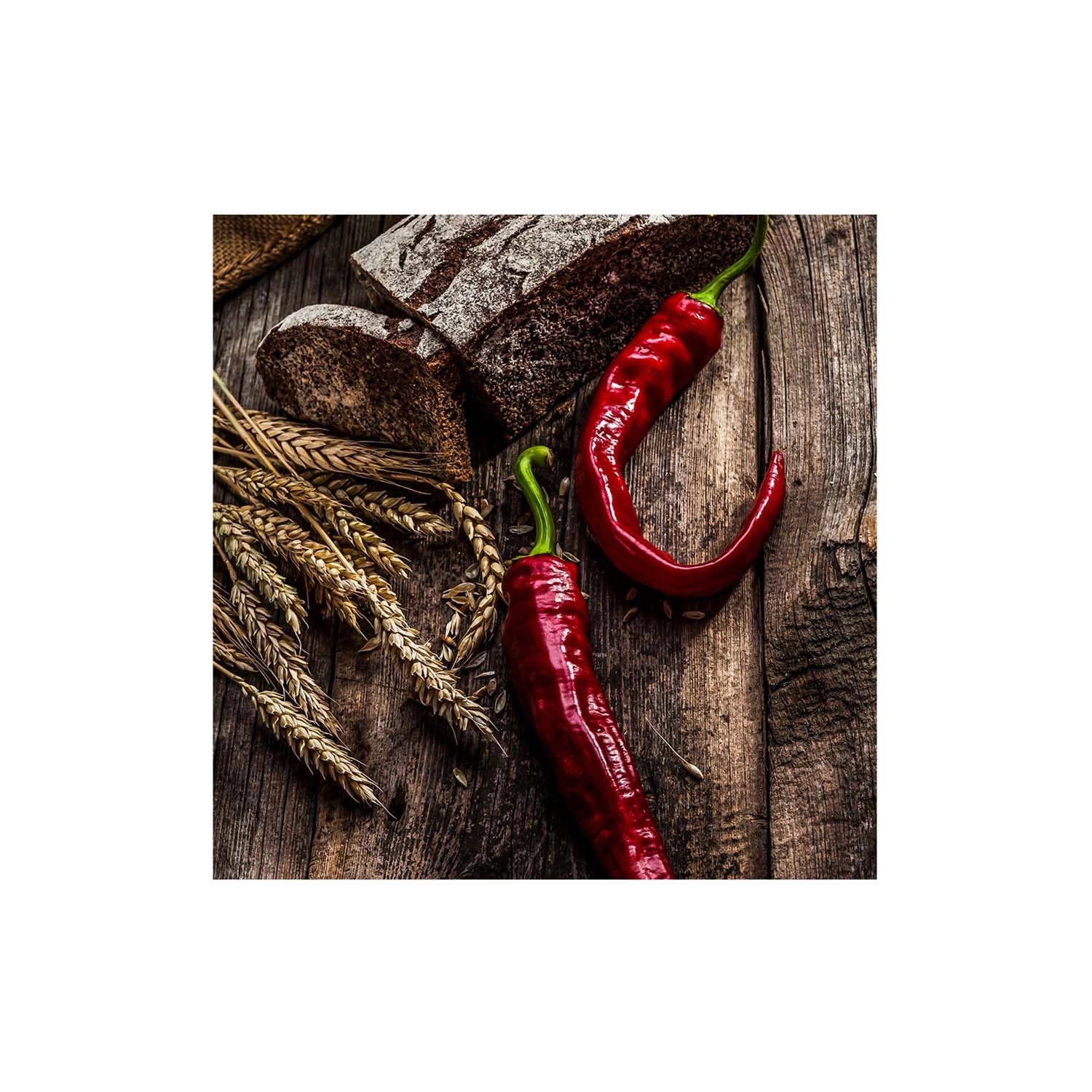 Obraz na szkle PEPPERS 30 cm x 30 cm