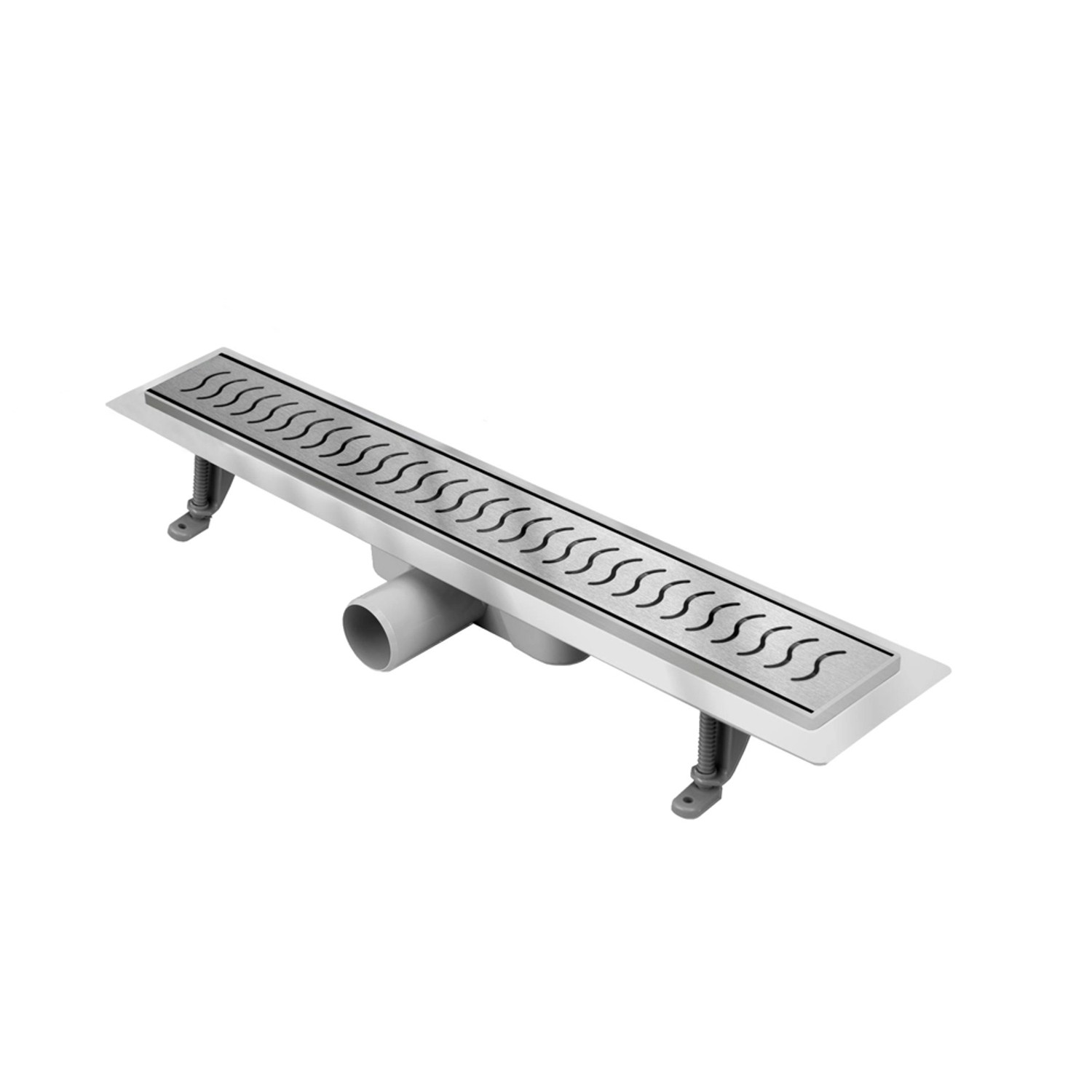 Odpływ liniowy z rusztem w fale 90 cm
