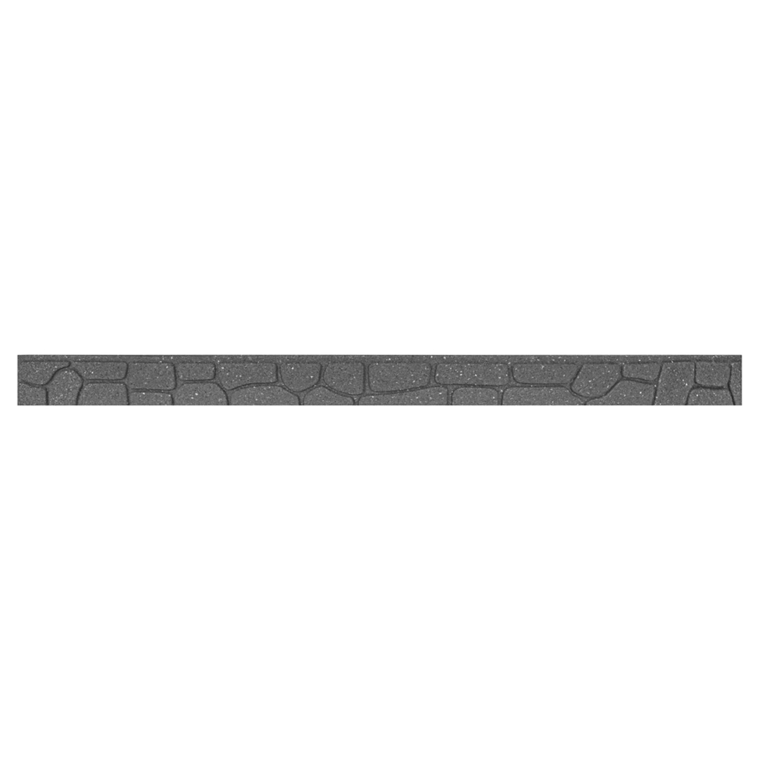 Obrzeże recyklingowe EZ Stones szary 9x2x120 cm
