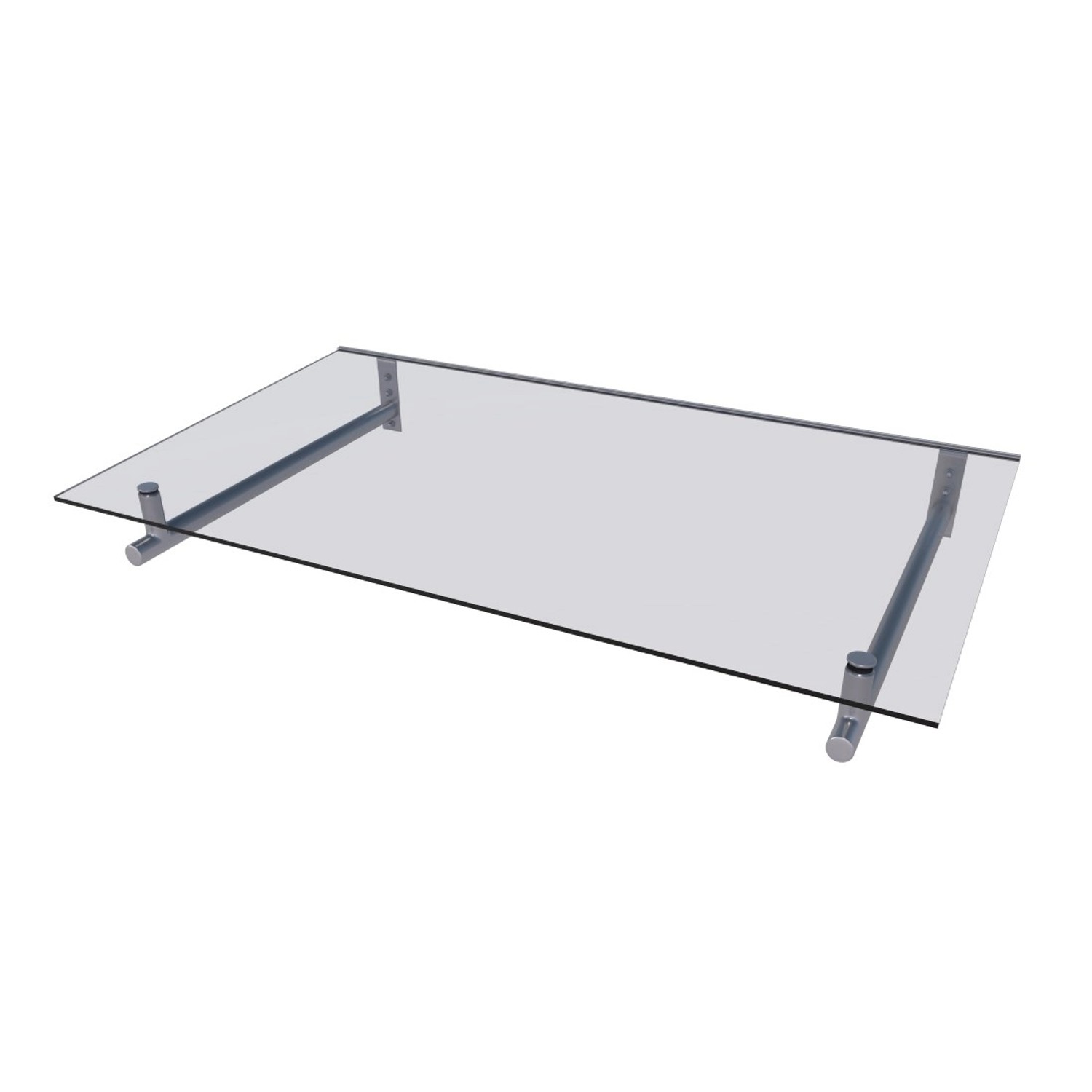 Gutta Zadaszenie HD Glas 140 x 82 x 19,5 cm stal nierdzewna