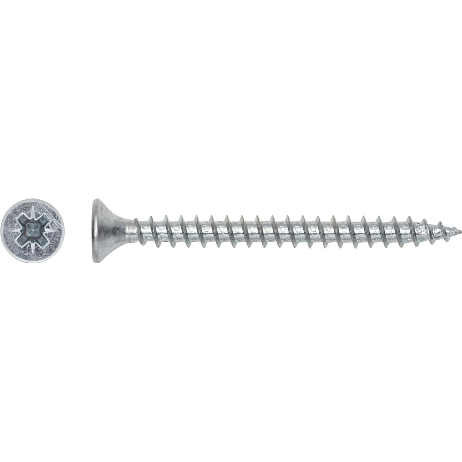 LUX Wkręt uniwersalny z łbem stożkowym płaskim TX 5 mm x 20 mm ocynk 20 szt