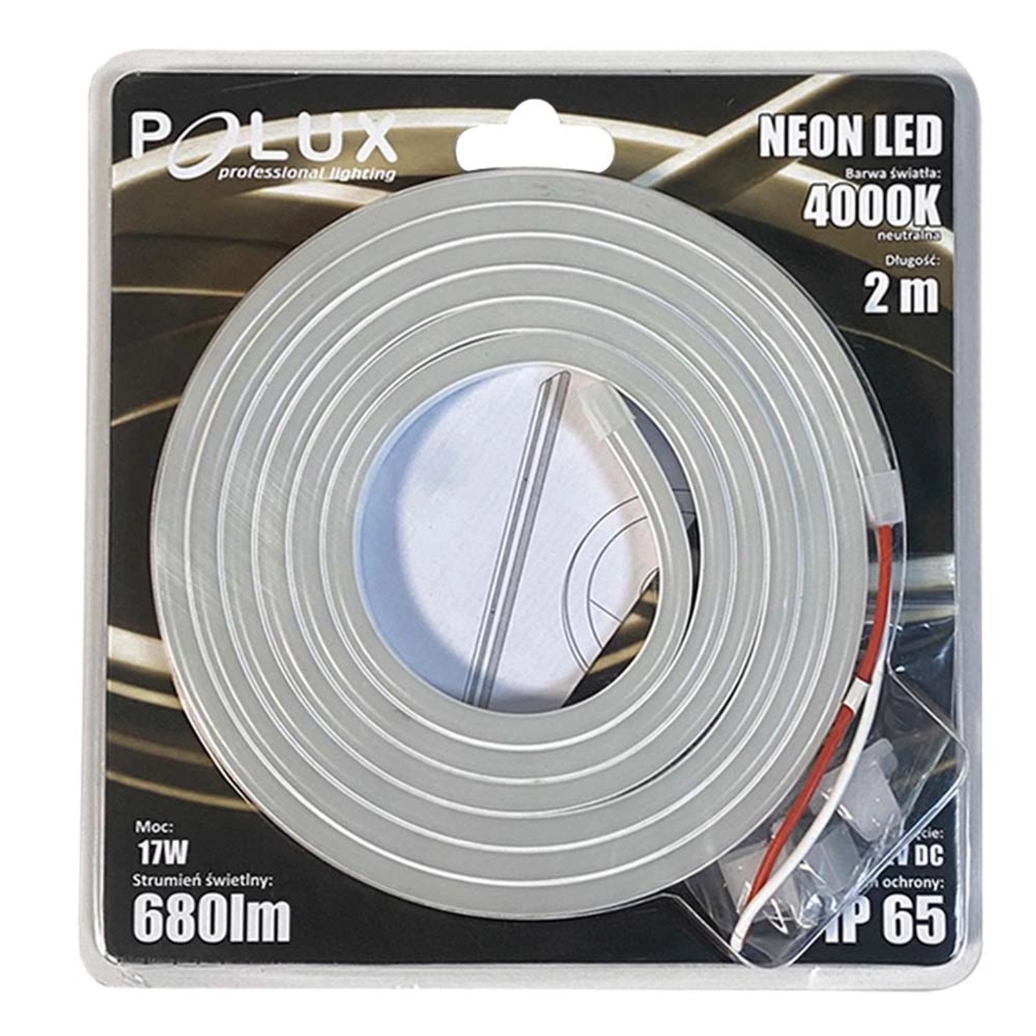 Polux Taśma LED NEON 2m 17W 680Im 4000K IP65
