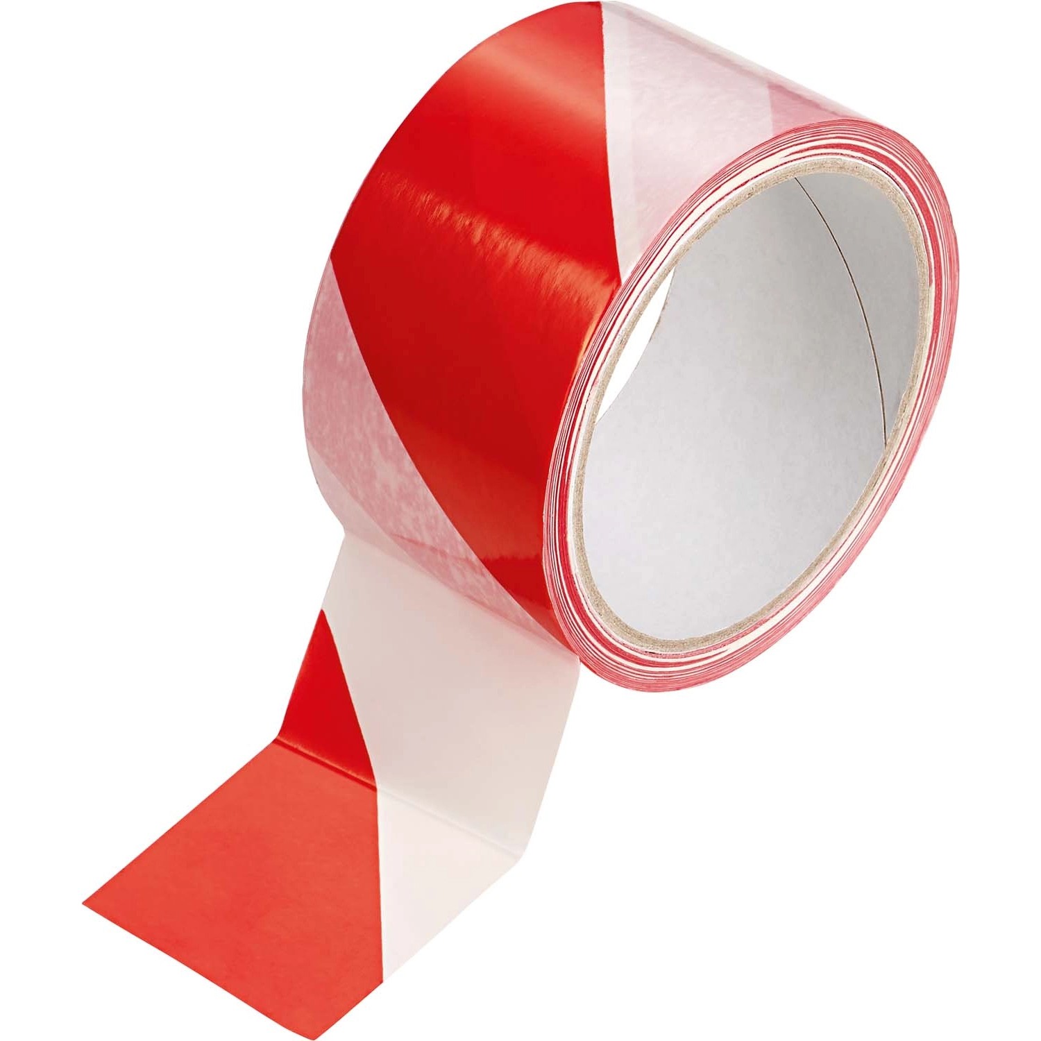 LUX Taśma ostrzegawcza czerwono-biała 33 m x 50 mm