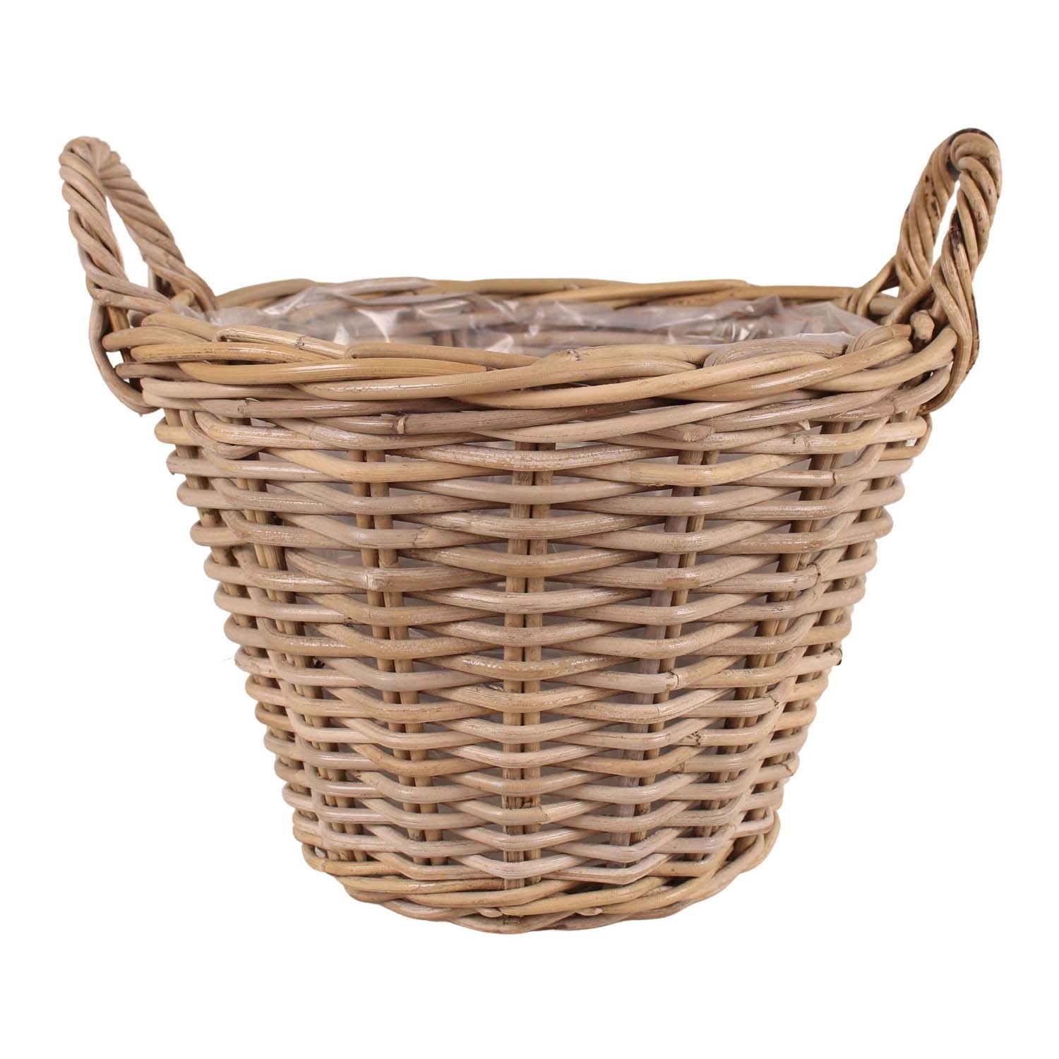 Kosz rattan natural - 35 x 25 cm