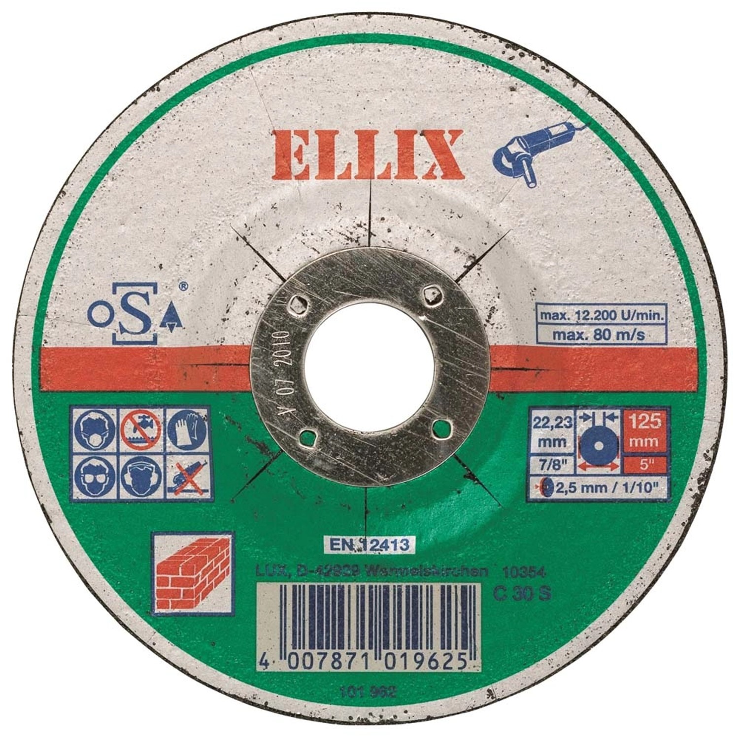 Ellix Tarcza do cięcia kamienia 125 mm