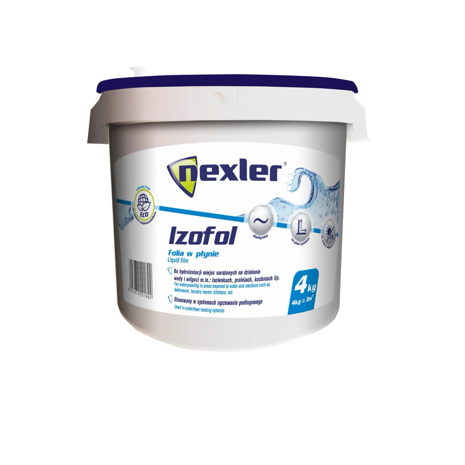 Nexler Folia w płynie pod płytki 4 kg