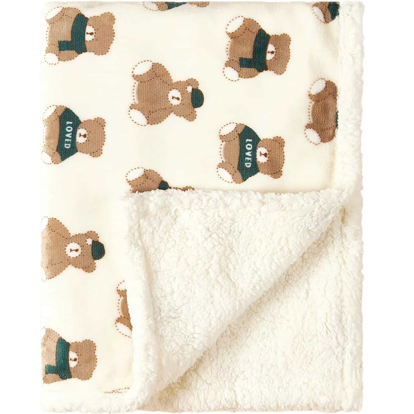 Kocyk Teddy Loved i baranek 100x75 NS