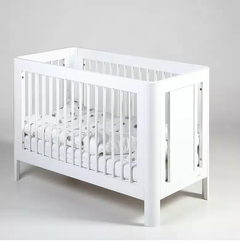 ŁÓŻECZKO SUN 120x60 WHITE LB