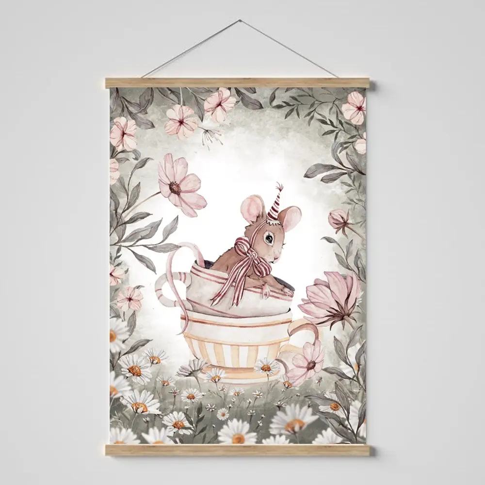 Plakat Myszka w Filiżance - Sam plakat A4