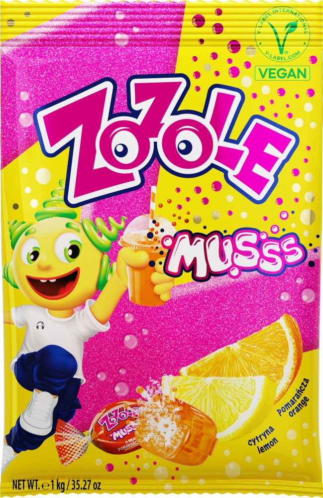Cukierki Mieszko Zozole, cytryna/pomarańcza, 1kg
