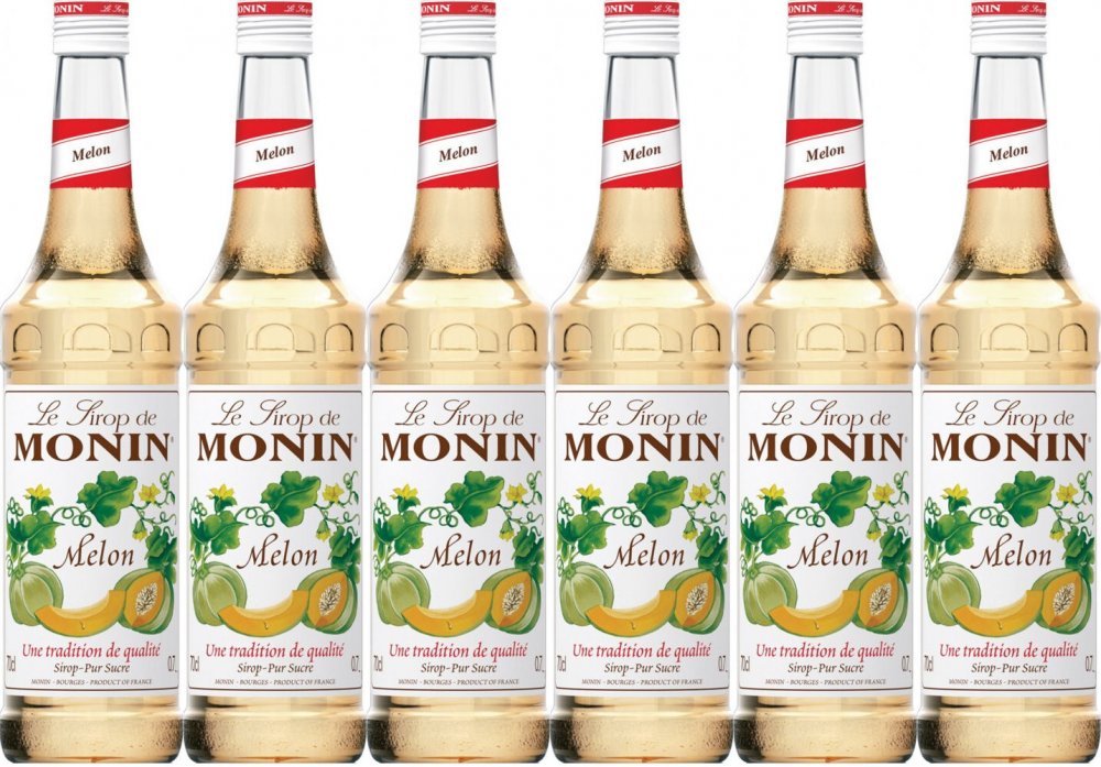 6x Syrop Monin, melon, 700ml