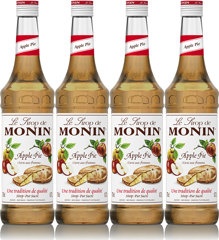 4x Syrop Monin Apple Pie, szarlotka, 700ml