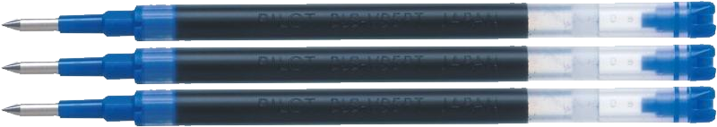 3x Wkład do pióra kulkowego Pilot, V-Ball RT 05, 0.5mm, niebieski