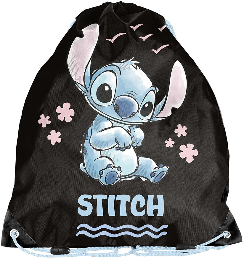 Worek na buty Paso Disney Stitch, 45x34cm, czarny