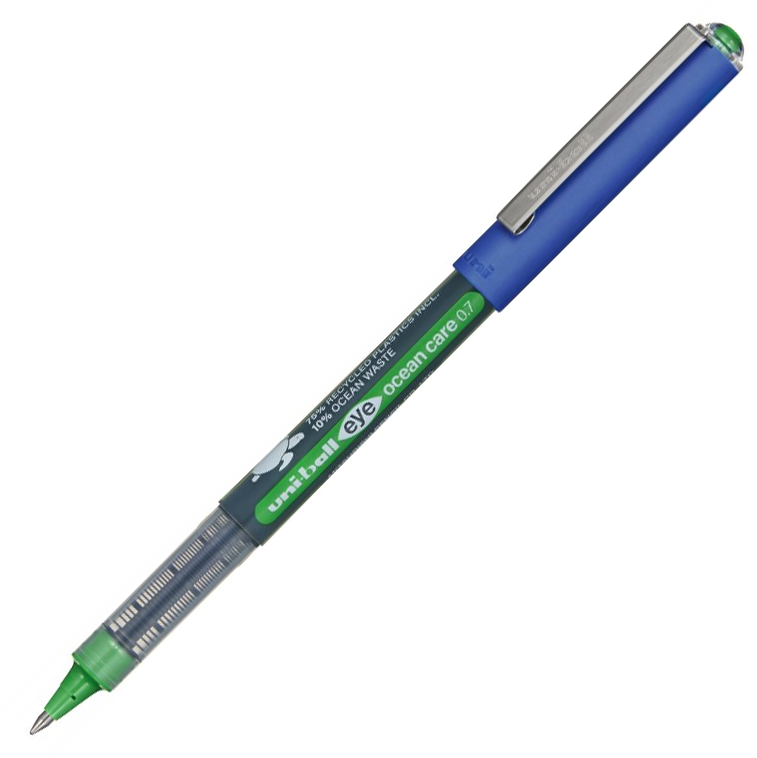 Pióro kulkowe Uni Eye Ocean Care, UB-157-ROP, 0.7mm, zielony