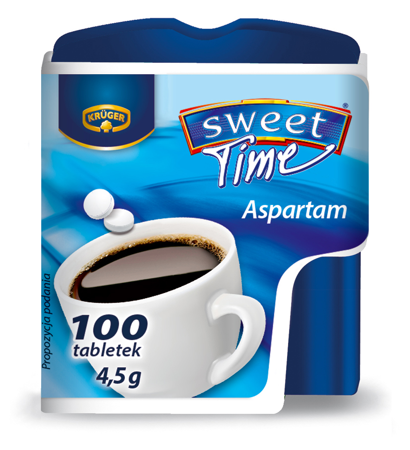 Słodzik Krüger Sweet Time, w tabletkach, 4.5g, 100 sztuk